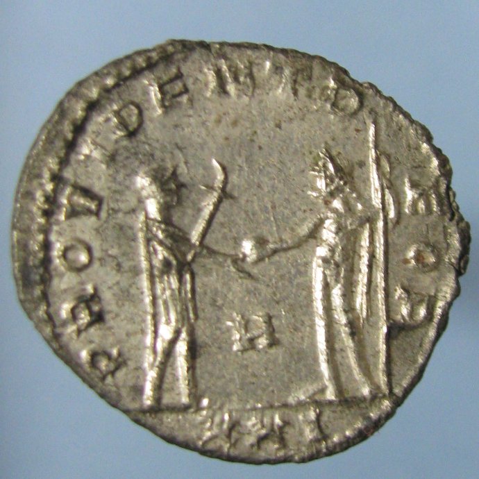 Fully-Silvered-And-High-Grade-Tacitus-Provident-Deor-Antoninianus